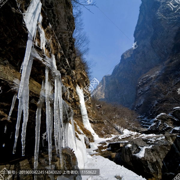 冰雪奇观河南云台山