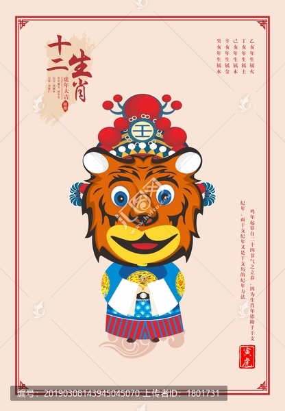 十二生肖虎