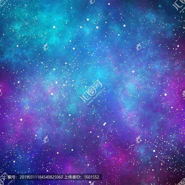 藍(lán)紫色星空?qǐng)D