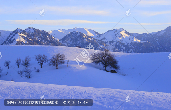 福寿山冬景