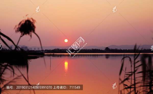 淮北东湖湿地日出