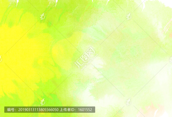 黃色的水彩背景設(shè)計(jì)素材