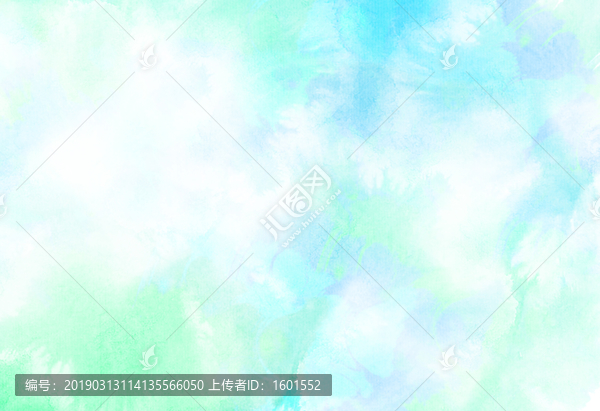 青藍(lán)色的水彩背景