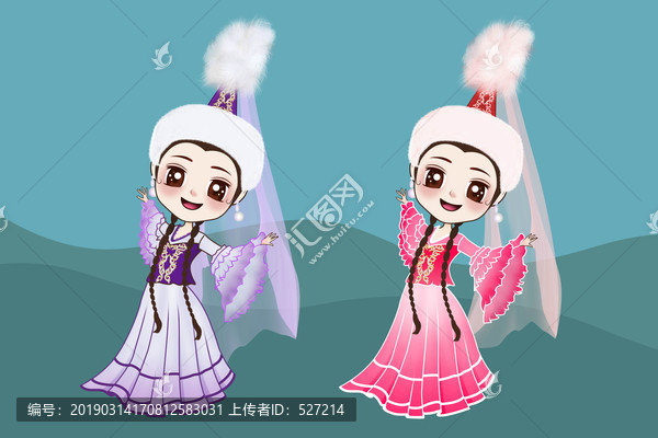 哈薩克族美女
