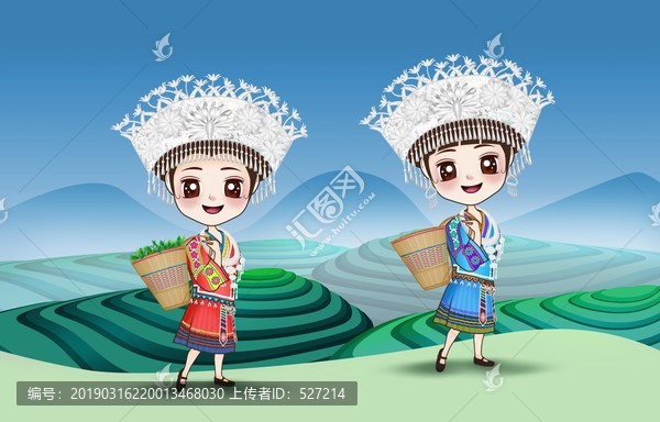 苗族女孩