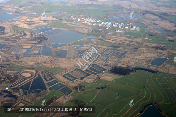 俯瞰江淮大地田园田野