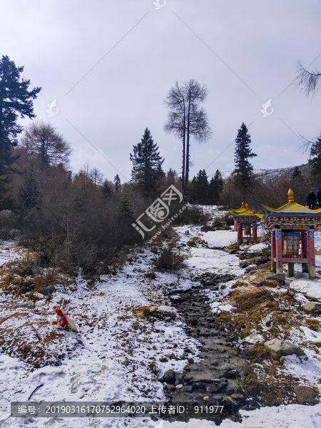 风景区雪景