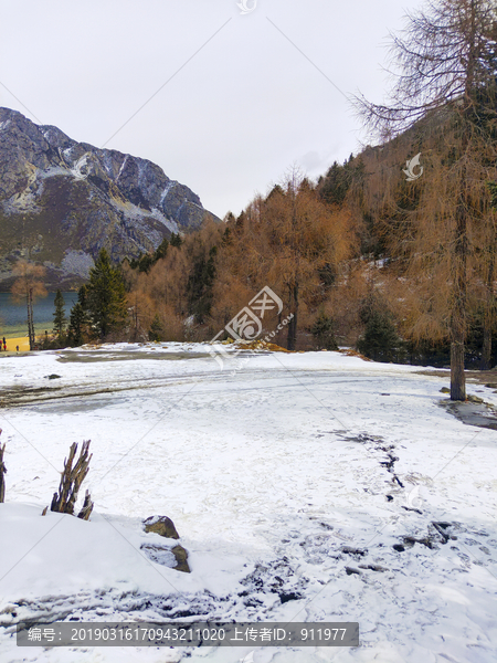 风景区雪景