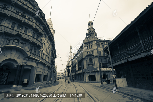 老上海建筑街道4000万像素