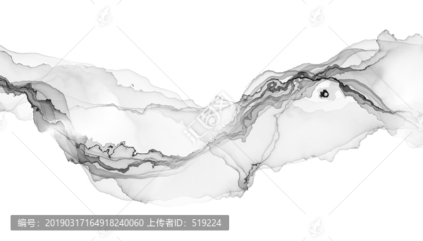 線條水墨線條分層PSD創(chuàng)意