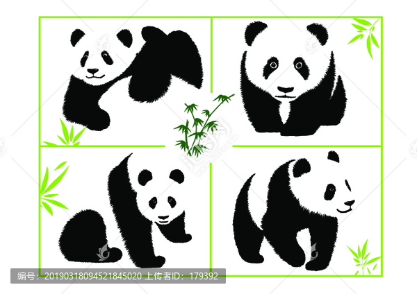 百態(tài)大熊貓