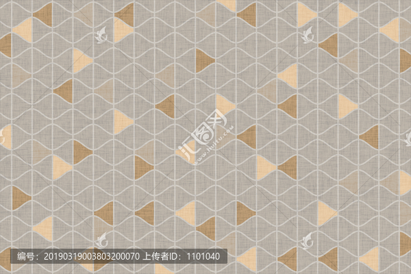 北歐風簡約幾何地毯圖案