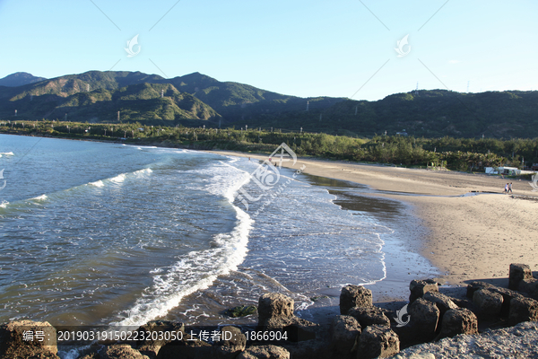 唯美海滨城市风光