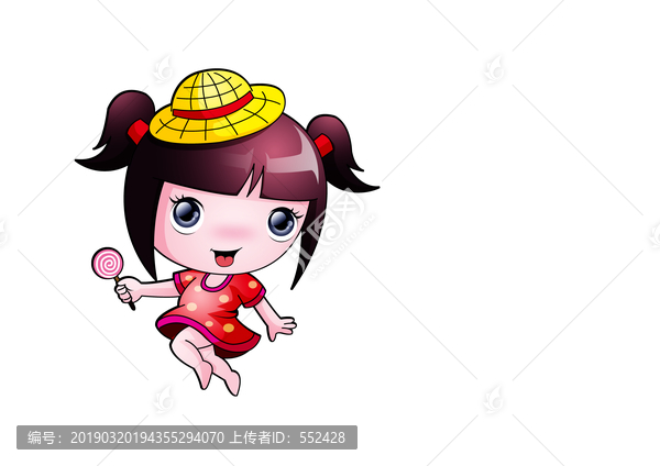 糖果女孩卡通