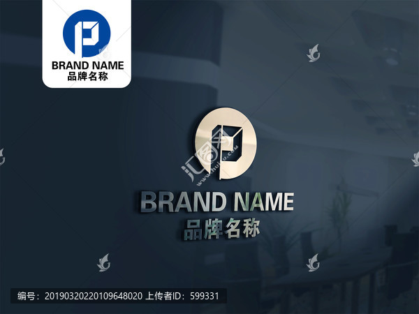 p字母logo