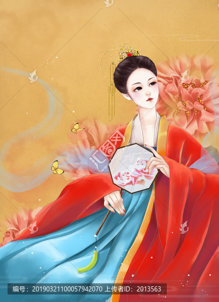 古風(fēng)插畫(huà)美人