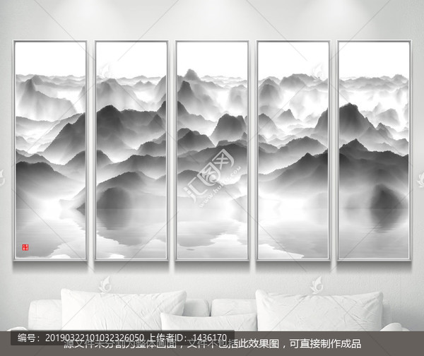 水墨畫軟膜天花