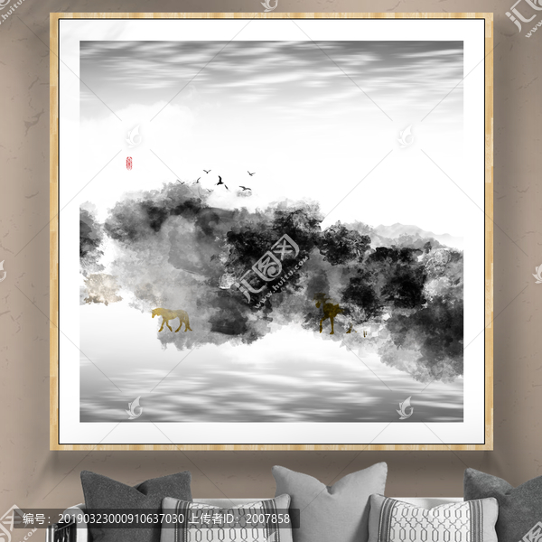 玄關(guān)壁畫