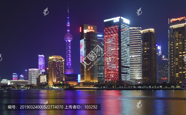 上海陆家嘴夜景