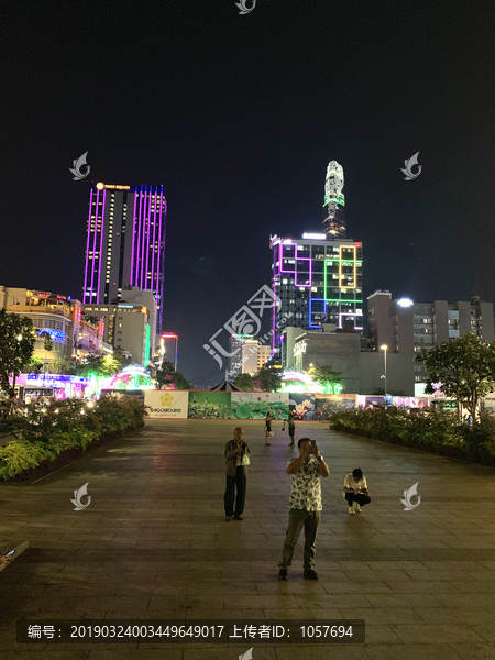 越南胡志明市夜景