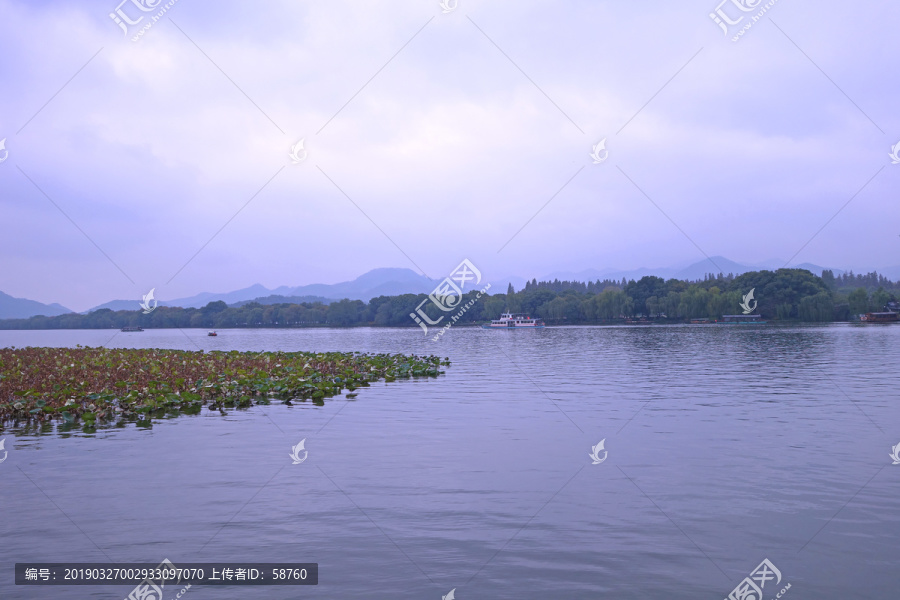 美丽的西湖风光