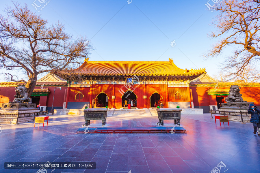 北京雍和宫天王殿