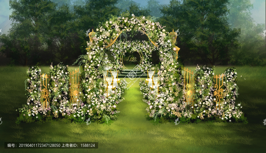 戶外小清新森系婚禮設(shè)計