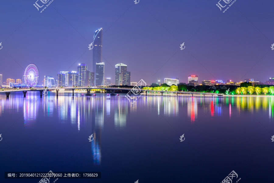 金鸡湖夜景