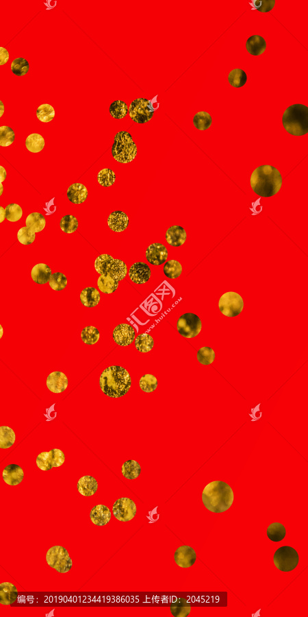 紅金花紋