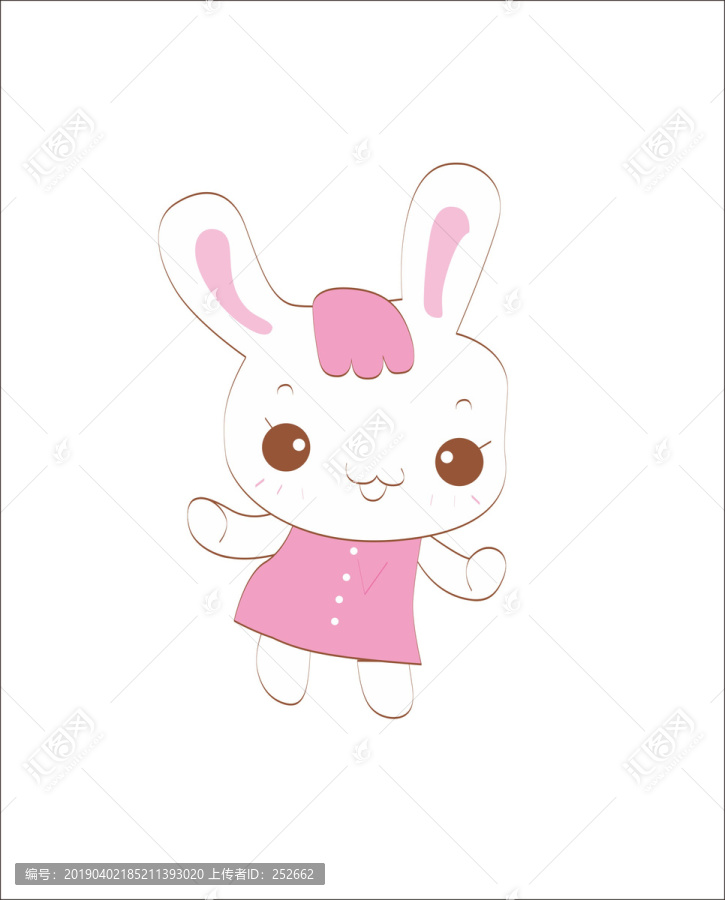 小白兔卡通