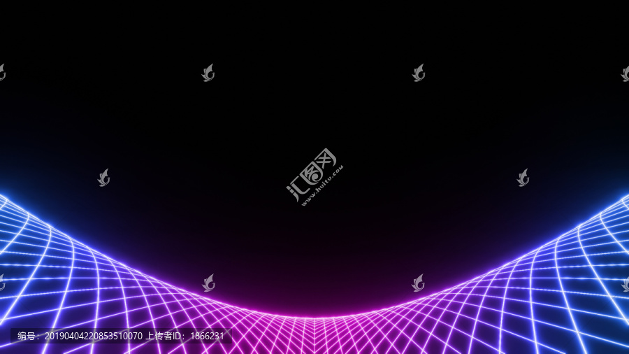 藍(lán)色紫色漸變底紋線框背景