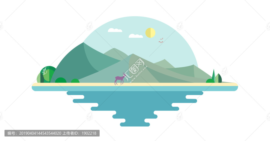 扁平化場景