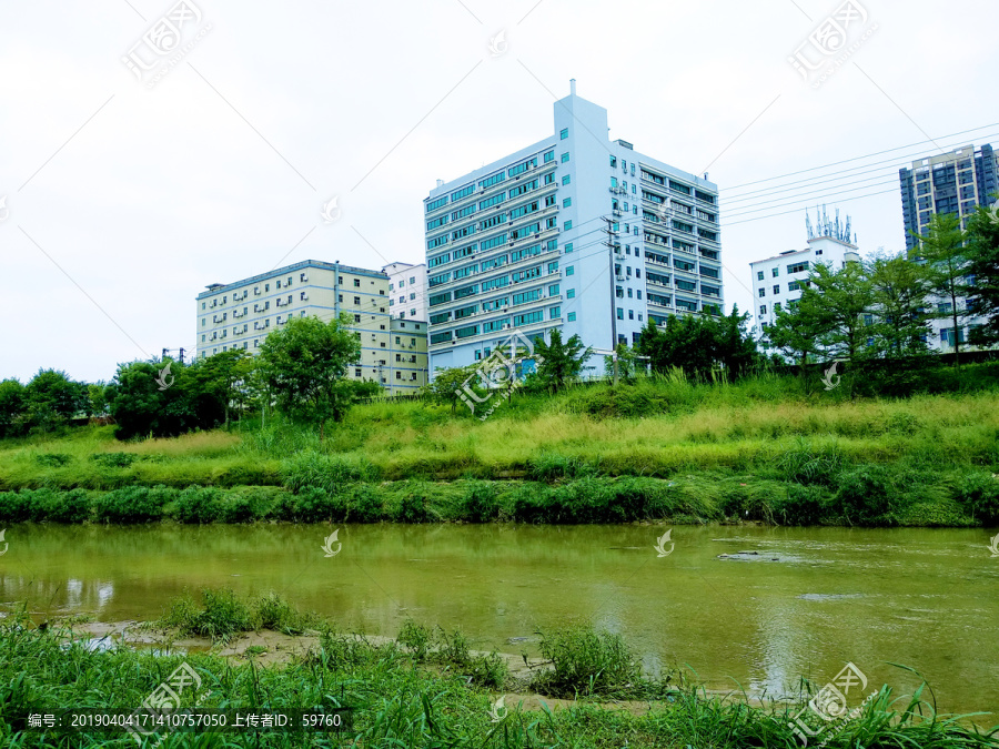 龙岗河畔风景