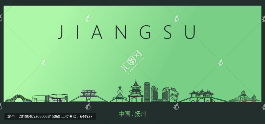 揚(yáng)州矢量地標(biāo)