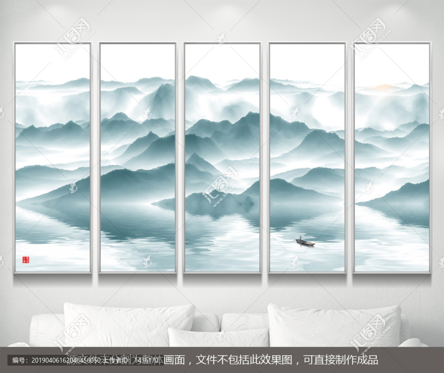 禅意山水画