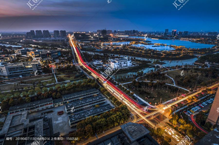 嘉兴城市夜景