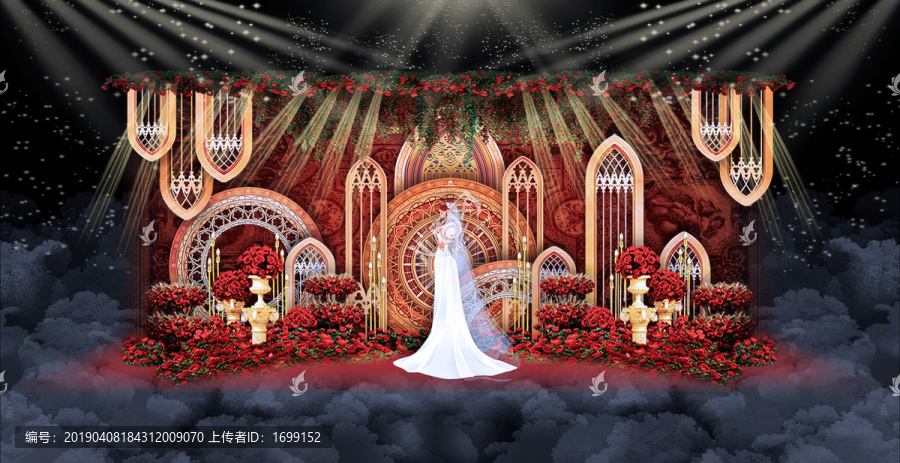 紅金歐式婚禮