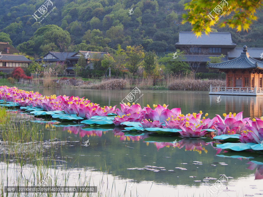 无锡拈花湾拈花湖风光