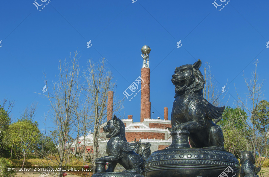 虎文化雕塑