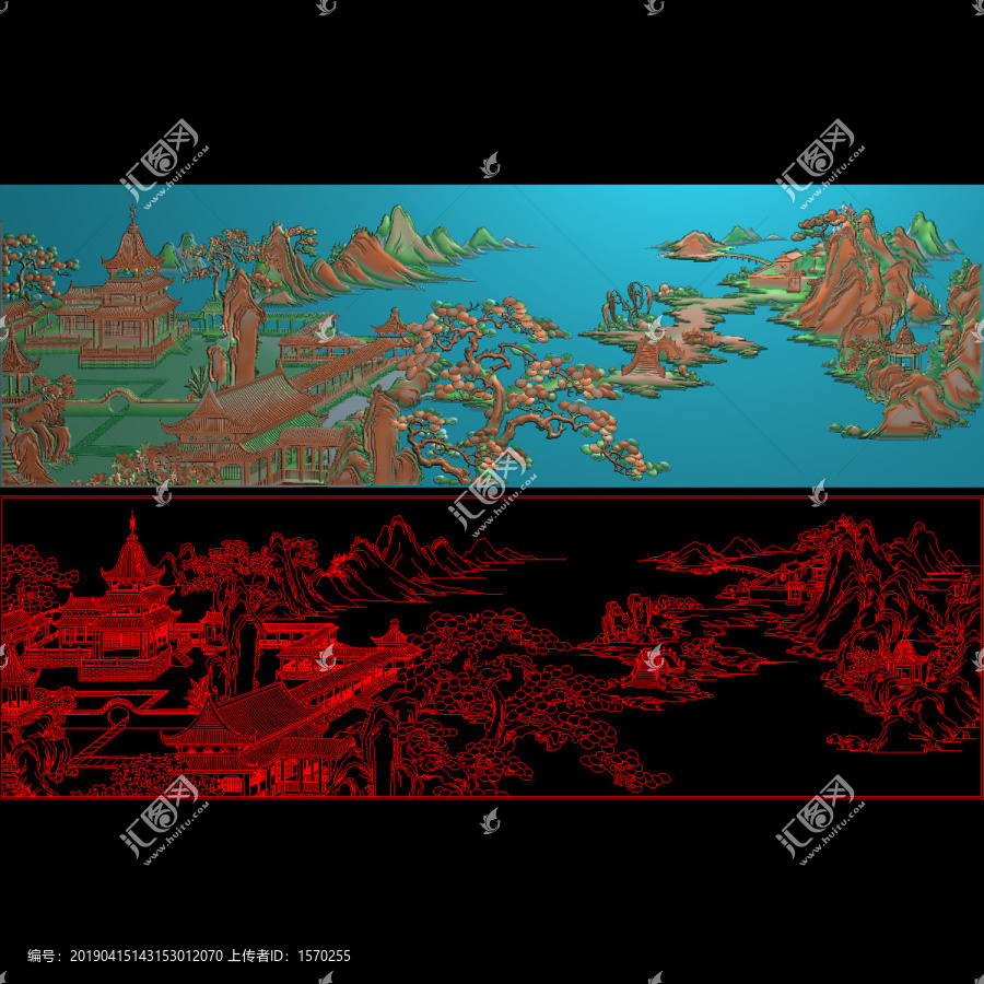山水沙發(fā)短背板