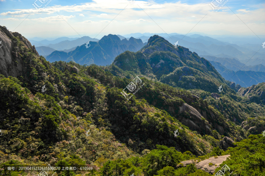 黄山山峰