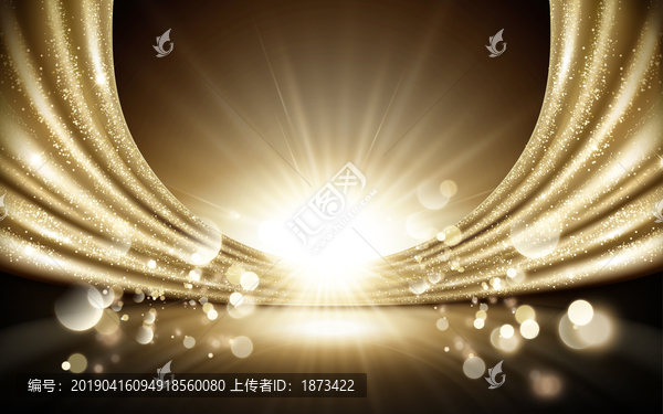 閃耀黃金翅膀裝飾