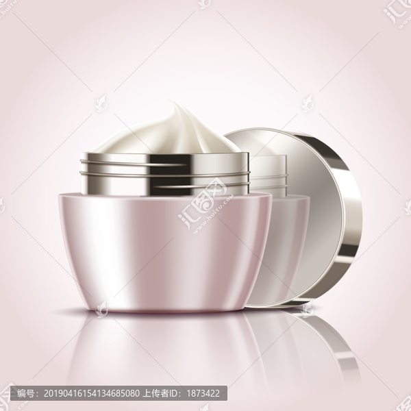 護(hù)膚品瓶罐空白素材