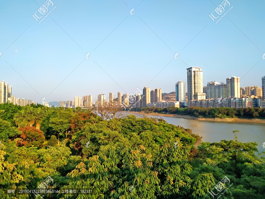 南安西溪两岸风景