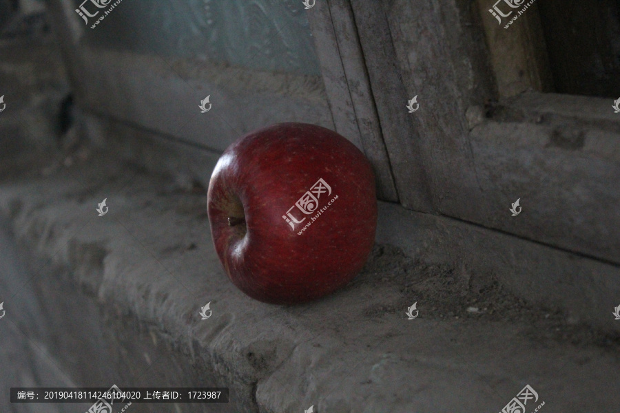 丑苹果水果摄影外景