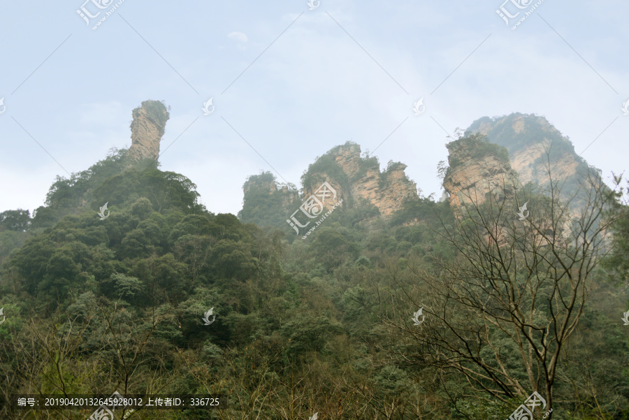 武陵源十里画廊山谷风光