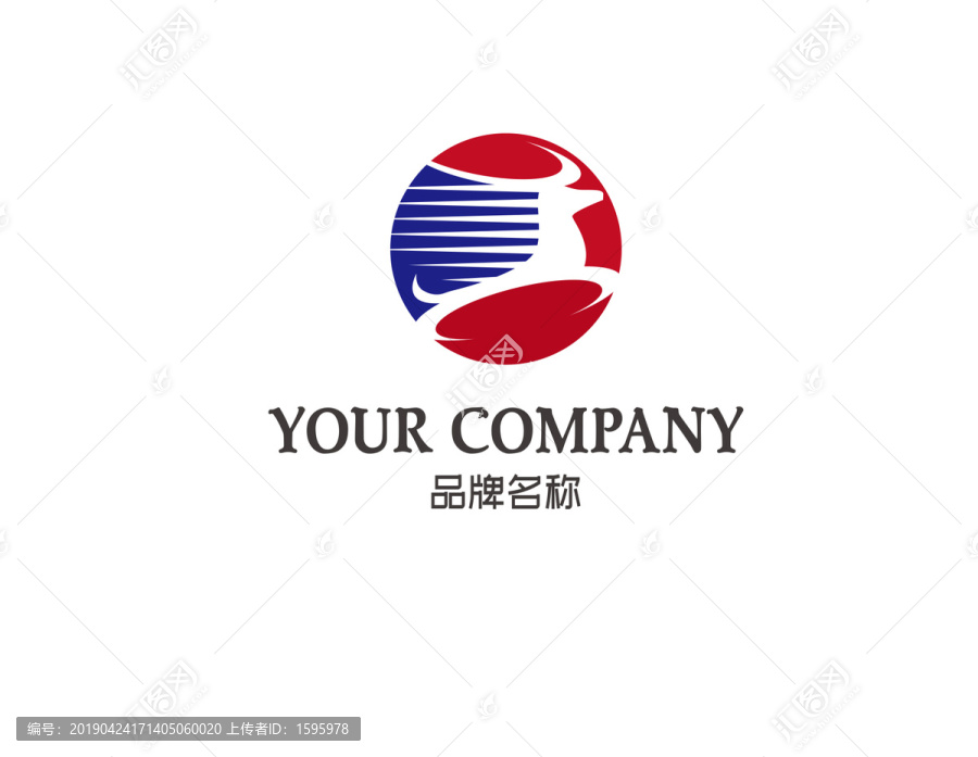 小鹿奔跑logo