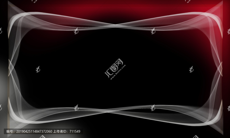 紅黑對(duì)比色簡(jiǎn)約時(shí)尚線條