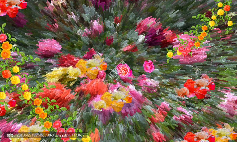 花卉油畫