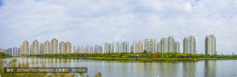 天津梅江居住区全景大画幅